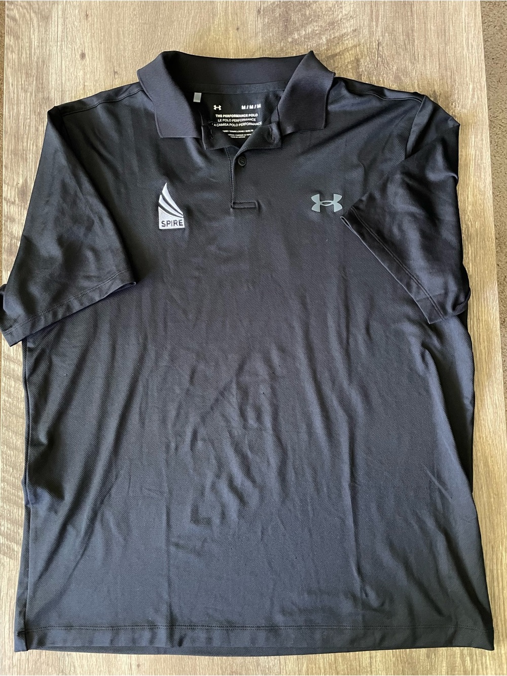 Under Armour Men’s Black Performance Polo with Subtle Logo